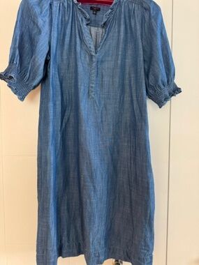 TALBOTS Denim Shirtdress - Size L (petite)